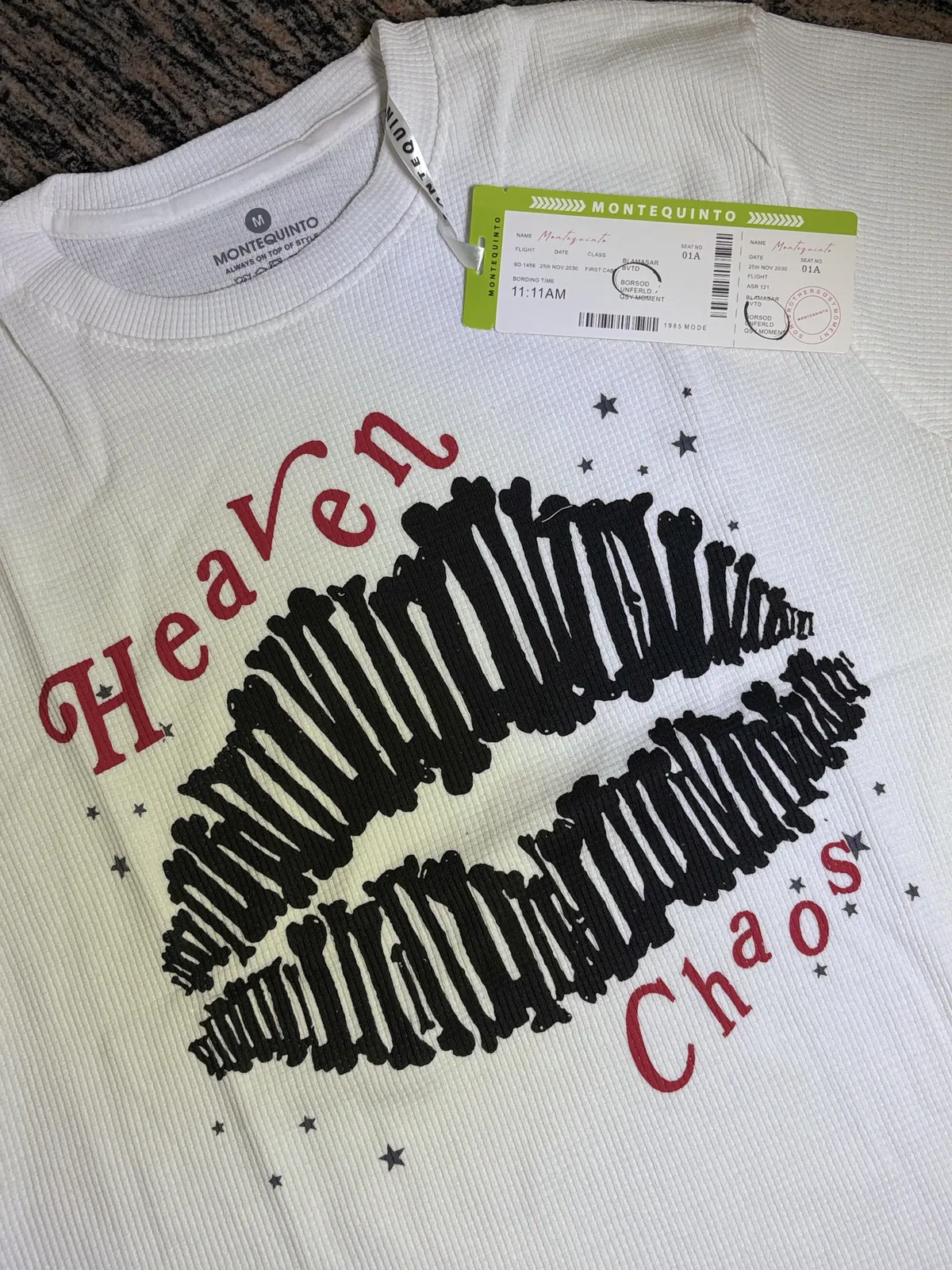 Heaven Chaos Waffle Tee