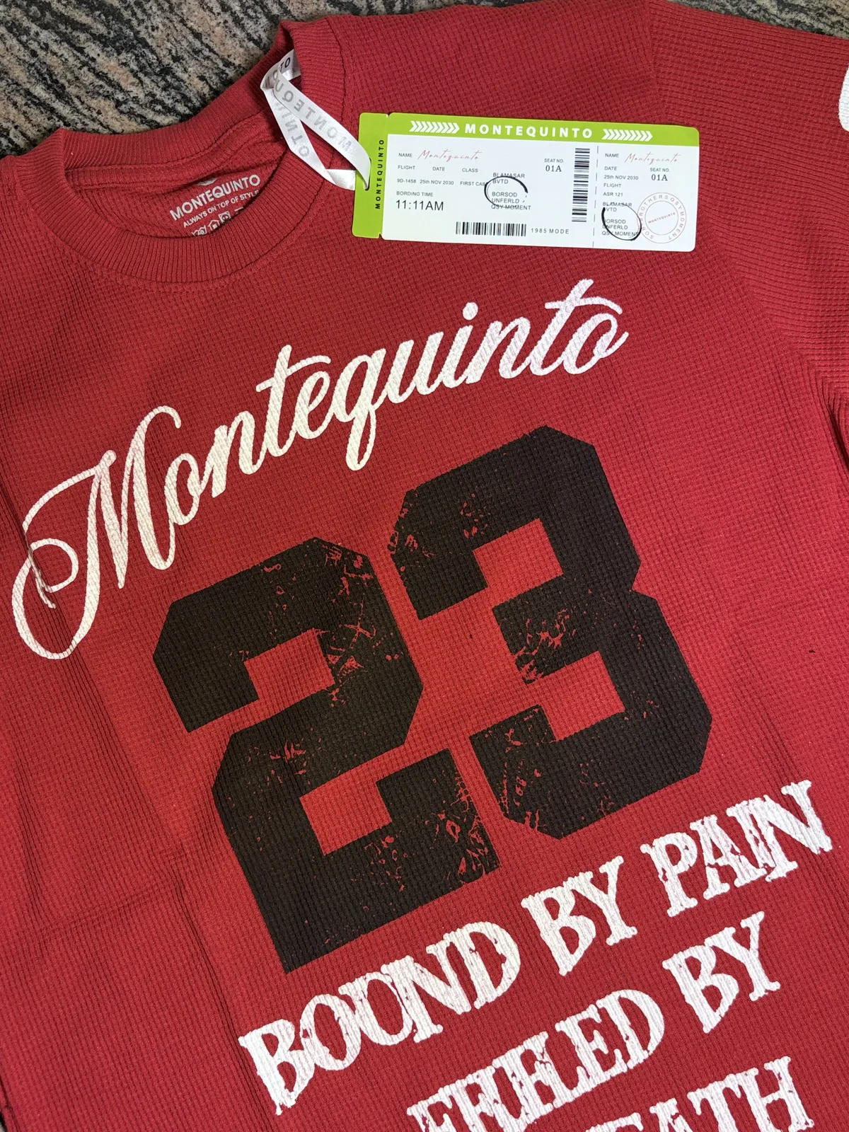 Number 23 Waffle Tee